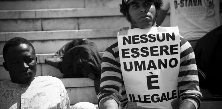 In marcia con i migranti