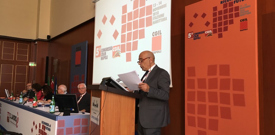 CGIL NAPOLI A CONGRESSO, SINTESI DELLA RELAZIONE DI WALTER SCHIAVELLA