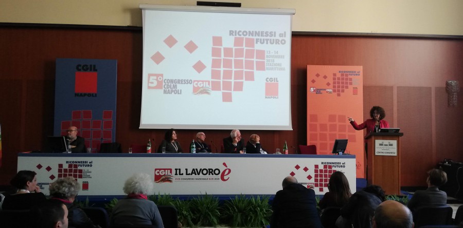 CGIL NAPOLI A CONGRESSO: LE CONCLUSIONI DI GIANNA FRACASSI
