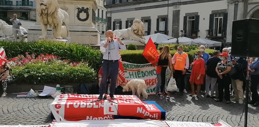 SANITA’ PRIVATA: PRESIDIO A PIAZZA DEI MARTIRI PER IL RINNOVO DEL CONTRATTO